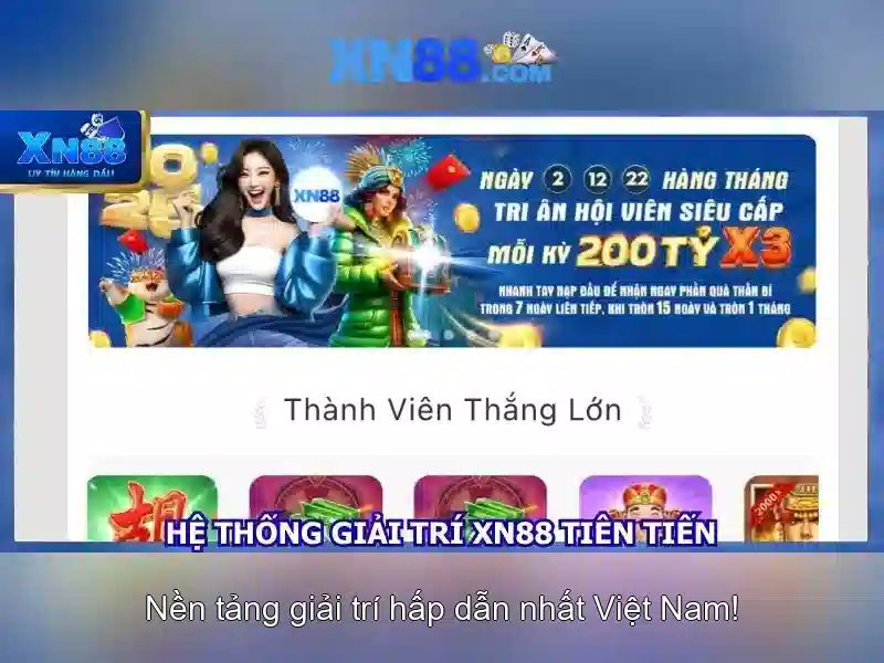 xn88: Nền tảng trò chơi trực tuyến và cá cược an toàn